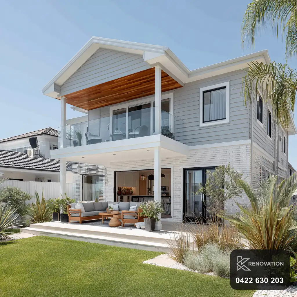 Home renovations Williamstown — heritage weatherboard facade transformation by KRenovation