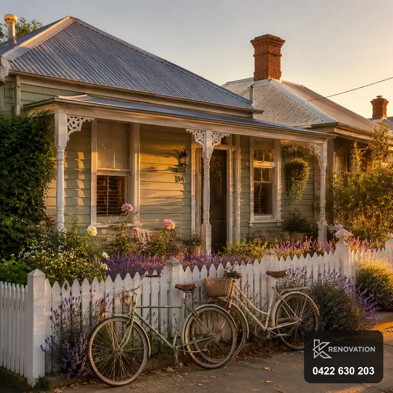 Home renovations Yarraville — Victorian cottage facade transformation by KRenovation